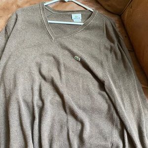 Lacoste brown men’s sweater
